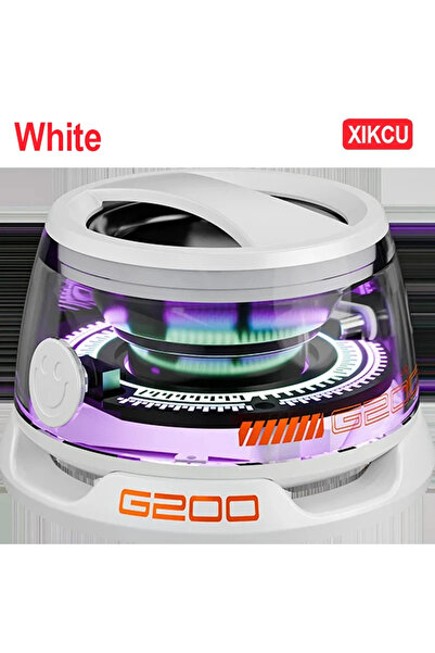 choice2 مكبر صوت بلوتوث محمول أبيض من XIKCU طراز G200، مزود بإضاءة RGB، ومغنا...