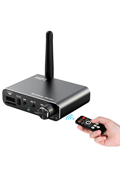 Choice جهاز إرسال واستقبال صوتي بلوتوث 5.4 أسود 2 في 1، مزود بمنفذ AUX 3.5 مل...