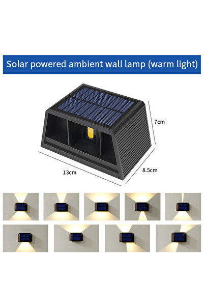 Choice1 مصابيح شمسية خارجية دافئة بتقنية COB لتزيين الحدائق والديكورات الخارج...
