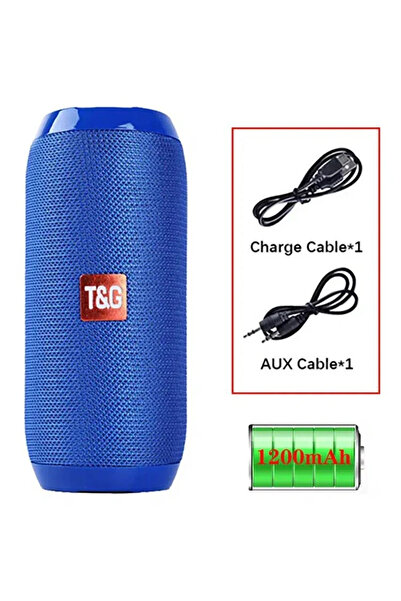 Choice Blue TG117 Portable Bluetooth Speaker Outdoor Wireless Woofer Free Cal...