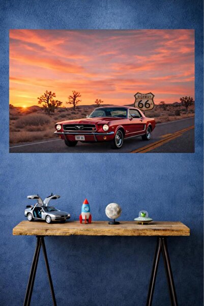 LUXRN American Classic Car Wall Painting Uv Printing on Mdf Frameless Modern ...