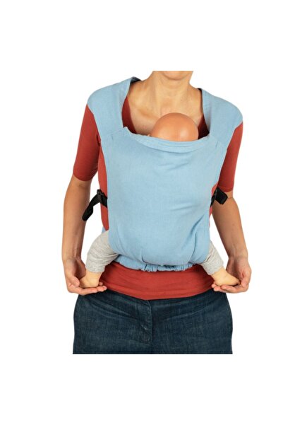 Kidizi Marsupiu bebe ergonomic ajustabil si compact din in Numi Blue, de la 4...