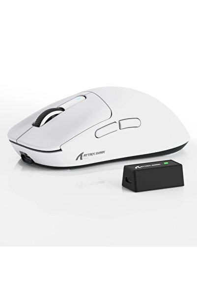 Choice X3PRO White X3 ATTACK SHARK 49g Lightweight Bluetooth Mouse,PAW3395,2....