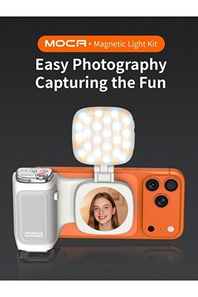 Choice معزز السيلفي اللاسلكي MOCA White-Light COMITOK MA لأجهزة iPhone، مع غا...