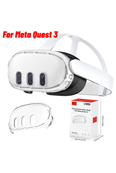 Choice APWIKOGER WHITE Silicone VR Headset Protective Cover For Meta Quest 3 ...