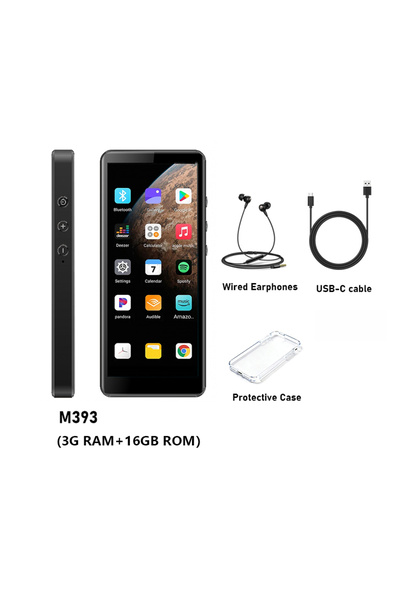 Choice مشغل MP3 M393 بسعة 80 جيجابايت (16 جيجابايت + 64 جيجابايت) وشاشة 3.99 ...
