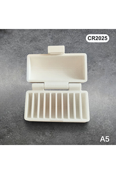 Choice1 A5 CR2032/CR2025 Battery Storage Box 20 Hole Portable Prevents Batter...