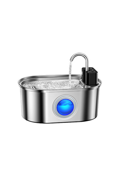 Choice 4000mAh ﻿ROJECO 3.2L Stainless Steel Cat Water Fountain Wireless Senso...