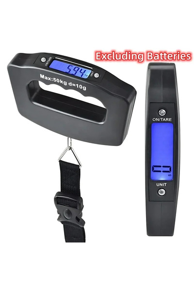 Choice1 ميزان أمتعة رقمي محمول من النوع 2، 50 كجم/10 جرام، قطعة واحدة، يزن حق...