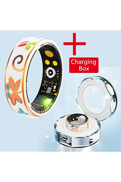 choice2 7 أضف صندوق الشحن R18 خاتم ذكي أنيق للنساء مطلي بالمينا بألوان متعددة...