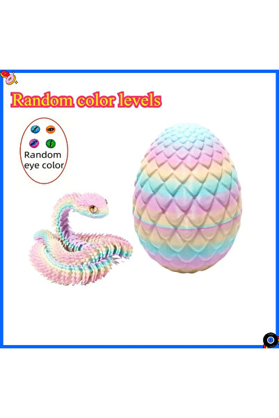 Choice9 لعبة بيضة ثعبان مطبوع ثلاثية الأبعاد من كاندي رينبو 03 مع مفصل داخلي ...