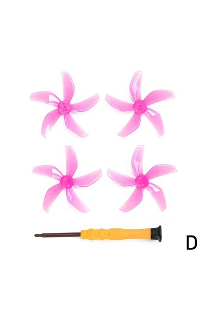 Choice7 مروحة وردية اللون، 4 قطع، 2/4 قطع، لطائرة DJI NEO، 5 شفرات، شفرات ملو...