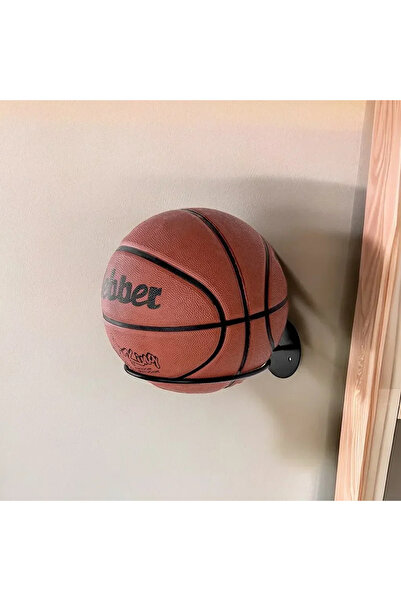 Choice رف تخزين حديدي واحد لكرة السلة وكرة القدم والطائرة، يُثبت على الحائط، ...