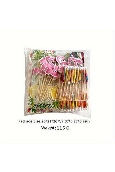 Choice مجموعة حفلات هاواي مكونة من 100 قطعة، تتضمن قشات هاواي ومظلات فواكه ثل...