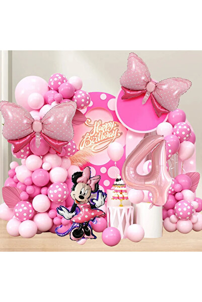 Choice5 as the picture as the picture 120Pcs Cartoon Mickey Minnie Mouse Pink...