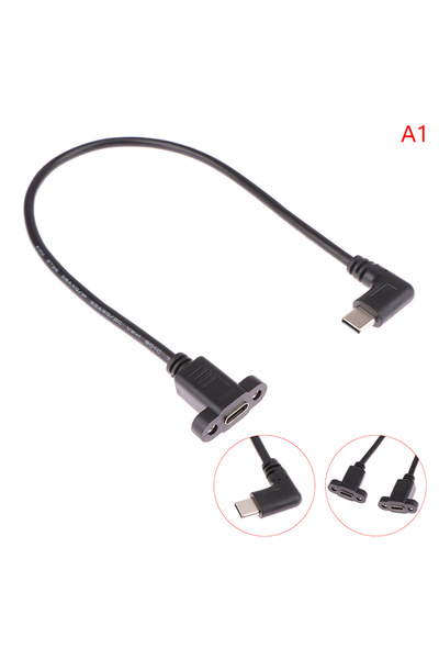 choice2 01 ●USB 3.1 Type C Micro Usb2.0 With Panel Mount Screw Extension Cabl...