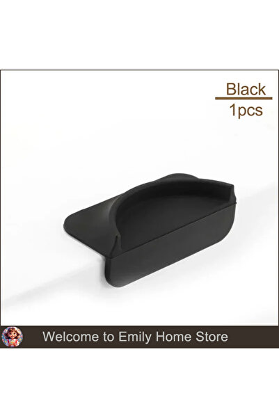 Choice حصيرة قهوة إسبريسو سوداء من السيليكون، زوايا سميكة مانعة للانزلاق، وسا...