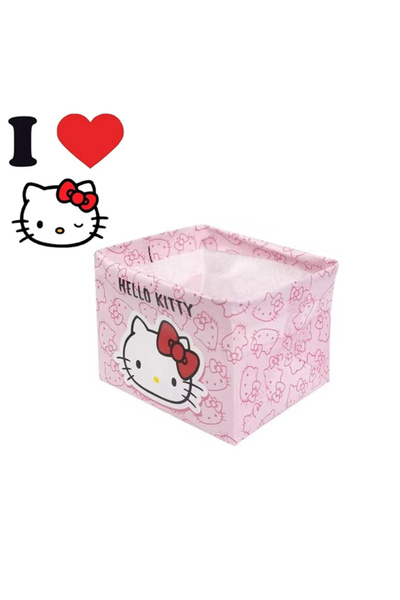 Choice حقائب تخزين يابانية وردية اللون بتصميم ملاك، لطيفة، مزينة برسومات هيلو...