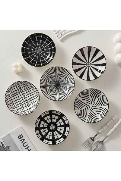 Choice Six plates 6-Pack Hepburn Style Ceramic Dipping Dishes，5.6 Inch，Under ...