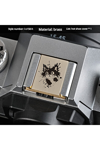 Choice7 غطاء قاعدة فلاش من سبائك الألومنيوم L-S158-H مناسب لكاميرات كانون، فو...