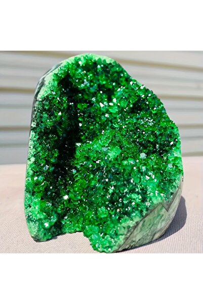 Choice3 300-400 غرام، مجموعة واحدة واقعية من أحجار الكريستال الأخضر - بنية كر...