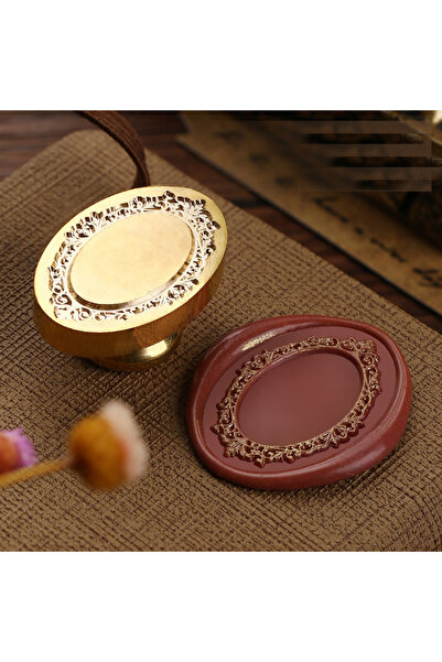 Choice1 ختم شمعي من سلسلة إطارات الصور TZ295، قطعة واحدة، رؤوس نحاسية، ختم شم...