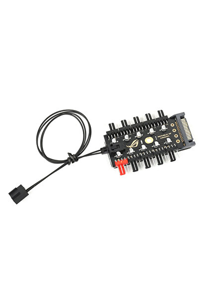 Choice موزع مروحة تبريد SATA من 1 إلى 10، 4 دبابيس PWM، مقسم، موسع سرعة الكمب...