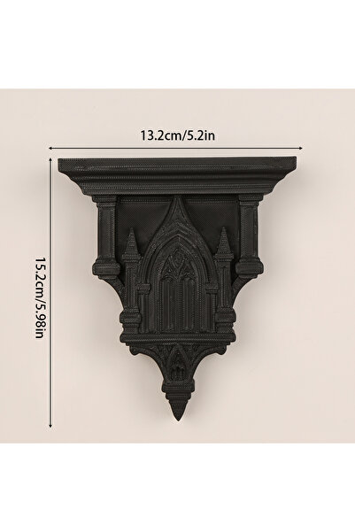 Choice black Cross-Border Dark Gothic Church Window Decorative Wall Shelf For...