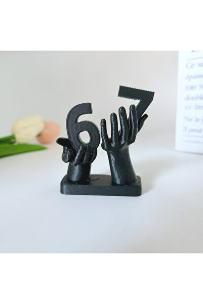 Choice تمثال مطبوع الأبعاد أسود اللون يحمل لعبة الرياضيات الإيطالية الرقمية "...