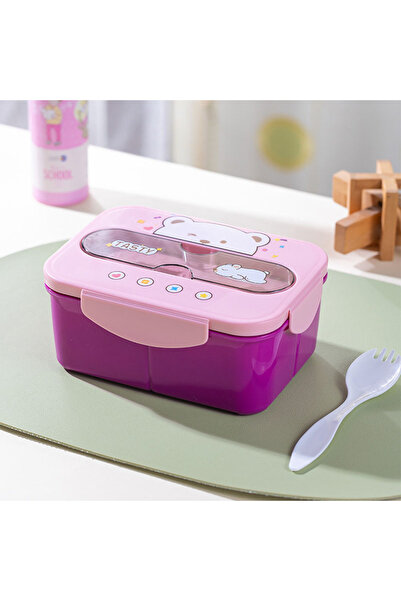 choice2 1 3 Pink BPA Free Lunch Box - 1200ml Leakproof Food Container for Sch...