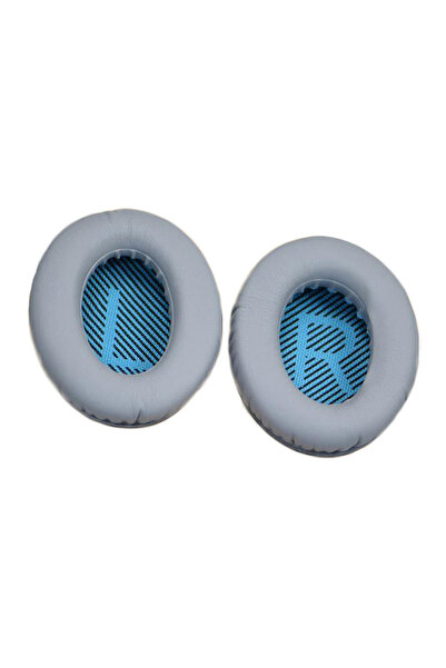Choice6 Gray Blue LR Replacement Ear Pads For Bose Quiet Comfort QC2/QC15/QC2...