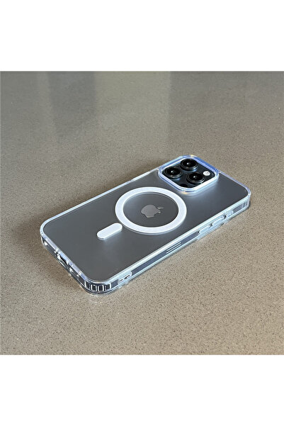 Choice46 جراب شحن لاسلكي مغناطيسي شفاف لهاتف iPhone 16 Pro Max، متوافق مع Mag...