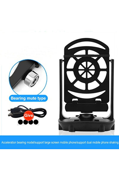 Choice حامل هاتف محمول أسود اللون من هومفيش، مزود بخاصية المشي والتأرجح، وعدا...