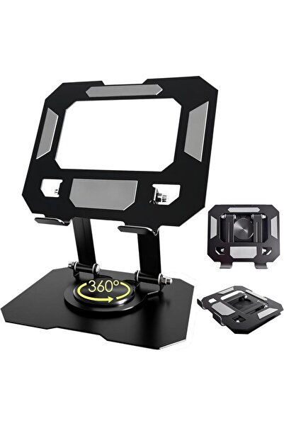 Choice1 black Tablet Stand for iPad 360° Rotating Desktop Holder Adjustable F...