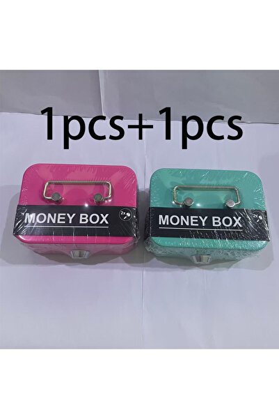 Choice 1Pcsfense1Pcslanse 1Pcs/2Pcs Metal Piggy Bank, Coin Storage Box, Small...