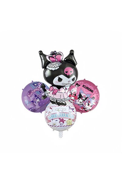 choice2 مجموعة بالونات سانريو هيلو كيتي وكورومي (4 قطع) - بالونات فويل - عيد ...