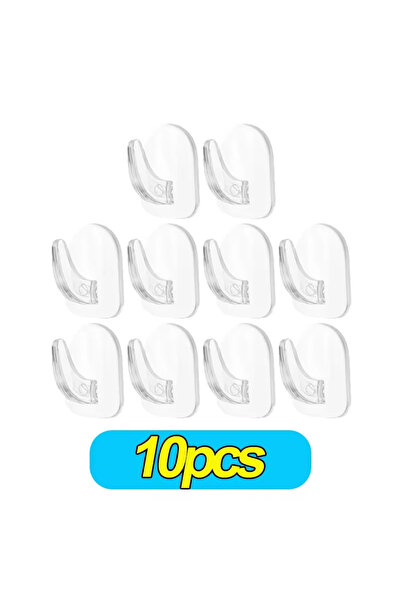 Choice ykqgg-10 قطع من الخطافات الصغيرة الشفافة، خطافات لاصقة منزلية لتحمل ال...