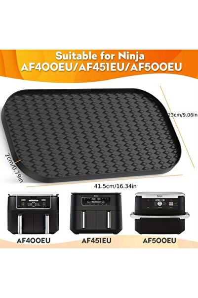 Choice قطعة واحدة من رف تخزين حصيرة سيليكون للمقلاة الهوائية، متوافقة مع نينج...