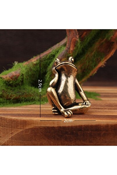 choice2 تمثال ضفدع نحاسي للديكور المنزلي، زينة مكتبية ممتعة، ديكور منزلي