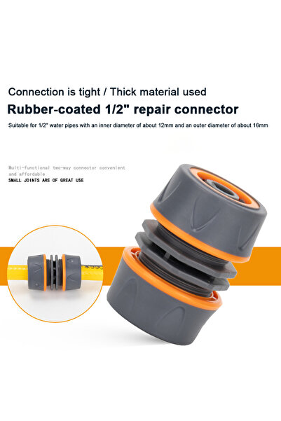 Choice قطعة واحدة من موصل خرطوم الحديقة مقاس 1/2 بوصة - محول تمديد PVC مقاس 1...