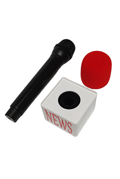 Choice ميكروفون مزيف متعدد الألوان، مناسب للمذيعين والمراسلين والصحفيين، ولأز...