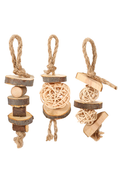 Choice 3 قطع 【تخفيضات】 3 قطع من ألعاب المضغ للهامستر، ألعاب مضغ للشنشيلة، لعب...