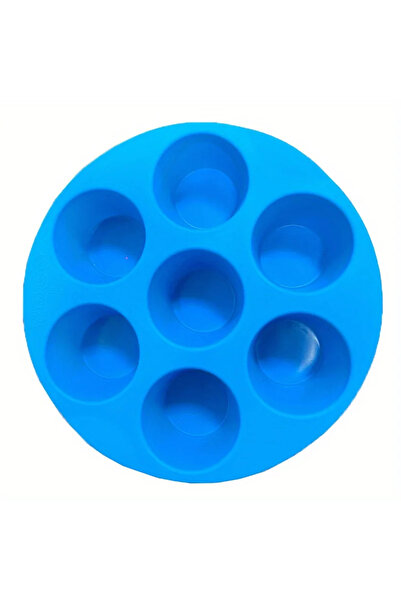 Choice1 قوالب سيليكون زرقاء على شكل بيضة للقلاية الهوائية - صينية مافن غير لا...