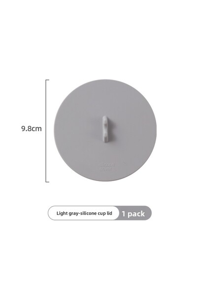 Choice4 غطاء سيليكون رمادي للأكواب، غطاء مرن للأكواب الساخنة، قاعدة أكواب للق...