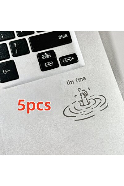 Choice 5 Pieces 5/10Pcs I'M Fine, Funny, Sarcastic, and Unique Style Stickers...