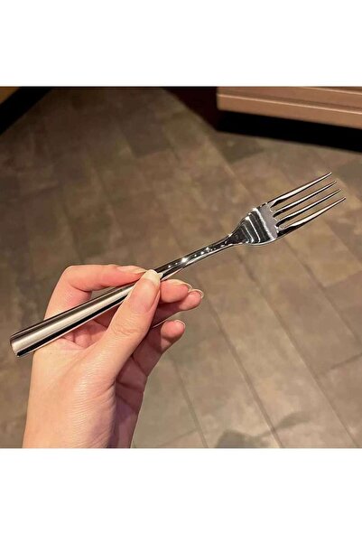 Choice 2-pcs High-Appearance Stainless Steel Forks, Long-Handle Dinner Forks,...