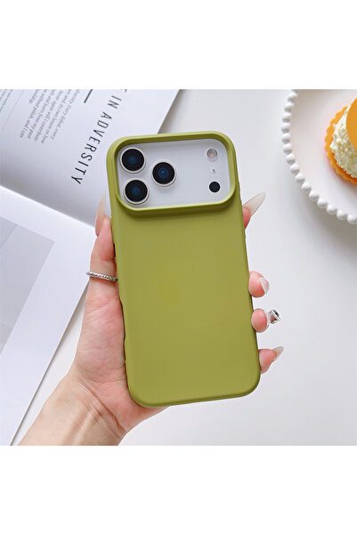 Choice19 غلاف هاتف iPhone 17 Pro Max بلون أخضر زيتوني مطفي، مناسب لهواتف iPho...