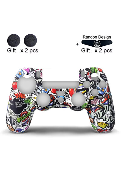 Choice1 غطاء حماية جديد من السيليكون الناعم من DATA FROG لجهاز PS4 / PS4 Pro ...