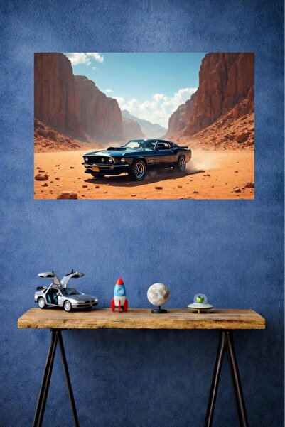 LUXRN American Classic Car Wall Painting Uv Printing on Mdf Frameless Modern ...