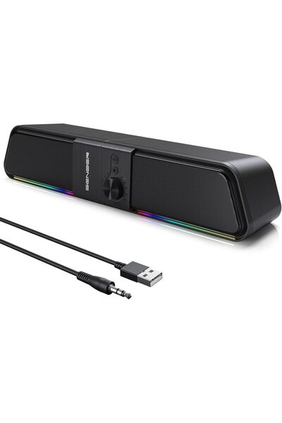 Choice black SENZER Computer Speakers-Gaming Speaker with Stereo Sound,PC Sou...